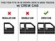 Drop Down Side Step Bars; Matte Black (07-19 Sierra 3500 HD Crew Cab)
