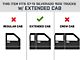6-Inch Straight Nerf Side Step Bars; Black (99-13 Silverado 1500 Extended Cab)