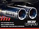 Vance & Hines HoleShot Series Performance Single Exhaust System with Eliminator Brushed Tips; Side Exit (21-24 5.0L F-150)