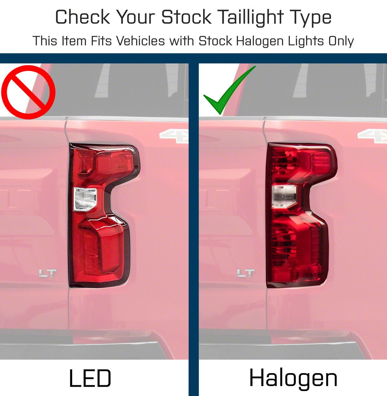 GM Silverado 1500 Factory Replacement Tail Light; Chrome