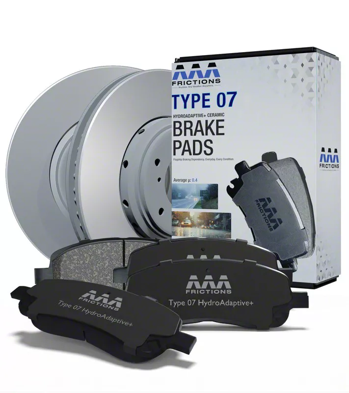 AAA Frictions Type 07 HydroAdaptive+ GEOMET-Coated 6-Lug Brake Rotor ...