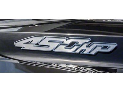 450 HP Badges; Brushed with Polished Trim (17-20 F-150 Raptor)