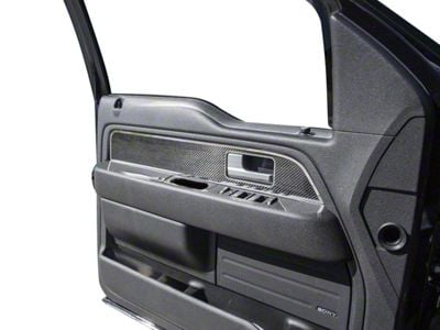 Carbon Fiber Front Door Panel Inserts (10-14 F-150)