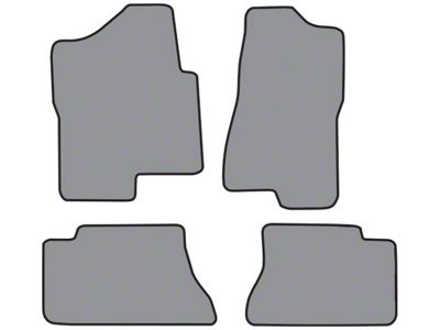 ACC Complete Cutpile Die Cut Carpet Front and Rear Floor Mats (04-06 Sierra 1500 Crew Cab)