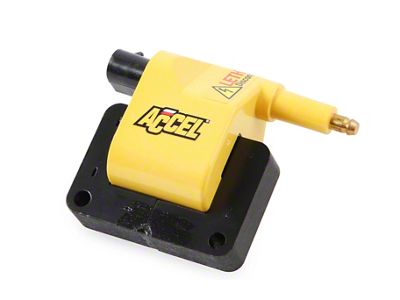 Accel SuperCoil Ignition Coil; Yellow (90-02 Dakota)