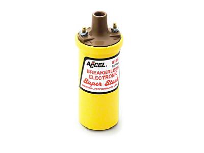 Accel SuperStock Breakerless Electronic Ignition Coil; Yellow (87-91 Dakota)