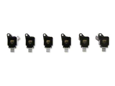 Accel Ignition Coils; Black (17-20 3.5L EcoBoost F-150)