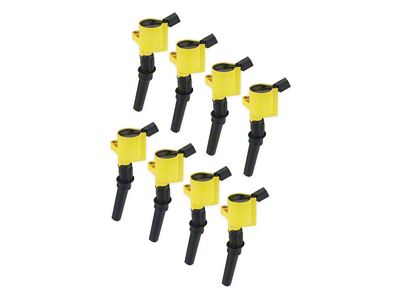 Accel SuperCoil Ignition Coils; Yellow; 8-Pack (98-08 4.6L 2V F-150; 98-03 5.4L F-150)