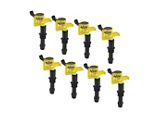 Accel SuperCoil Ignition Coils; Yellow; 8-Pack (04-08 4.6L 3V, 5.4L F-150)