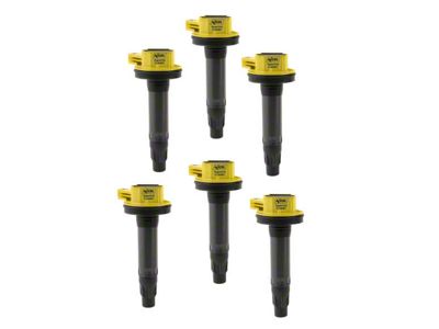 Accel Super Coil Packs; Yellow (11-14 3.7L F-150)