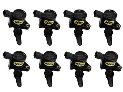 Accel SuperCoil Ignition Coils; Black; 8-Pack (97-10 4.6L F-150; 97-03 5.4L F-150, Excluding Supercharged)