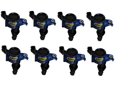 Accel SuperCoil Ignition Coils; Blue; 8-Pack (04-08 5.4L F-150)