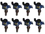 Accel SuperCoil Ignition Coils; Blue; 8-Pack (08-10 4.6L, 5.4L F-150)