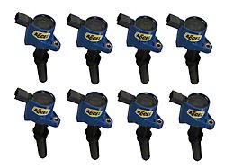 Accel SuperCoil Ignition Coils; Blue; 8-Pack (99-07 5.4L, 6.8L F-350 Super Duty)