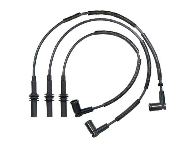 Accel PROConnect Spark Plug Wire Set; Straight Tube Boot; 3-Piece (09-11 3.7L RAM 1500)