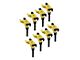 Accel SuperCoil Ignition Coils; Yellow; 8-Pack (05-07 5.7L RAM 1500)