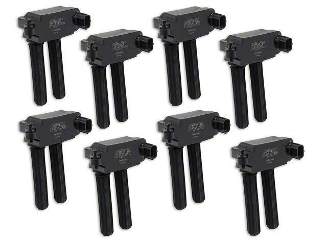 Accel SuperCoil Ignition Coils; Black; 8-Pack (06-15 5.7L RAM 1500)
