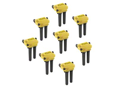 Accel SuperCoil Ignition Coils; Yellow; 8-Pack (06-15 5.7L RAM 1500)