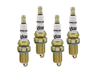 Accel HP Copper Spark Plugs; 4-Pack (94-01 V8 RAM 2500)