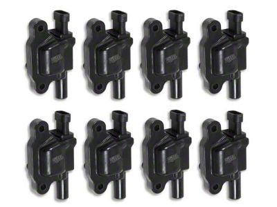 Accel SuperCoil Ignition Coils; Black; 8-Pack (99-06 V8 Sierra 1500)