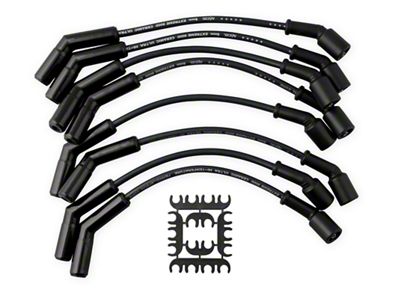 Accel Extreme 9000 Spark Plug Wire Set; Black (01-04 8.1L Sierra 2500 HD)