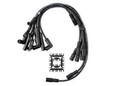 Accel Extreme 9000 Spark Plug Wire Set; Black (99-01 4.3L Silverado 1500)