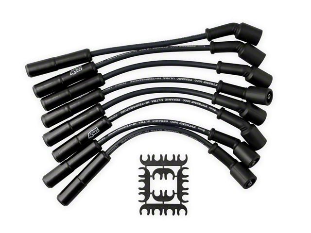 Accel Extreme 9000 Spark Plug Wire Set; Black (99-16 V8 Silverado 1500)