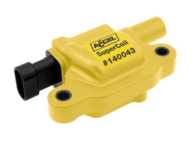 Accel SuperCoil Ignition Coil; Yellow (99-13 V8 Silverado 1500)