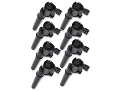 Accel SuperCoil Ignition Coils; Black; 8-Pack (99-13 V8 Silverado 1500)