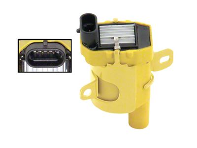 Accel SuperCoil Ignition Coil; Yellow (01-06 6.0L Silverado 3500 HD)