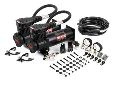 AccuAir Suspension Gen 2 Viair Dual 485C Air Compressor Kit (Universal; Some Adaptation May Be Required)