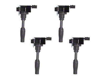 Ignition Coils; Black; Set of Four (15-18 2.5L Colorado)