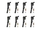 Ignition Coils; Black; Set of Eight (97-03 V8 F-150; 05-10 4.6L F-150)