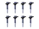 Ignition Coils; Black; Set of Eight (11-Early 16 5.0L F-150)