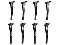 Ignition Coils; Black; Set of Eight (11-17 6.2L F-250 Super Duty)