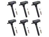 Ignition Coils with Spark Plugs; Black (19-25 3.6L RAM 1500)