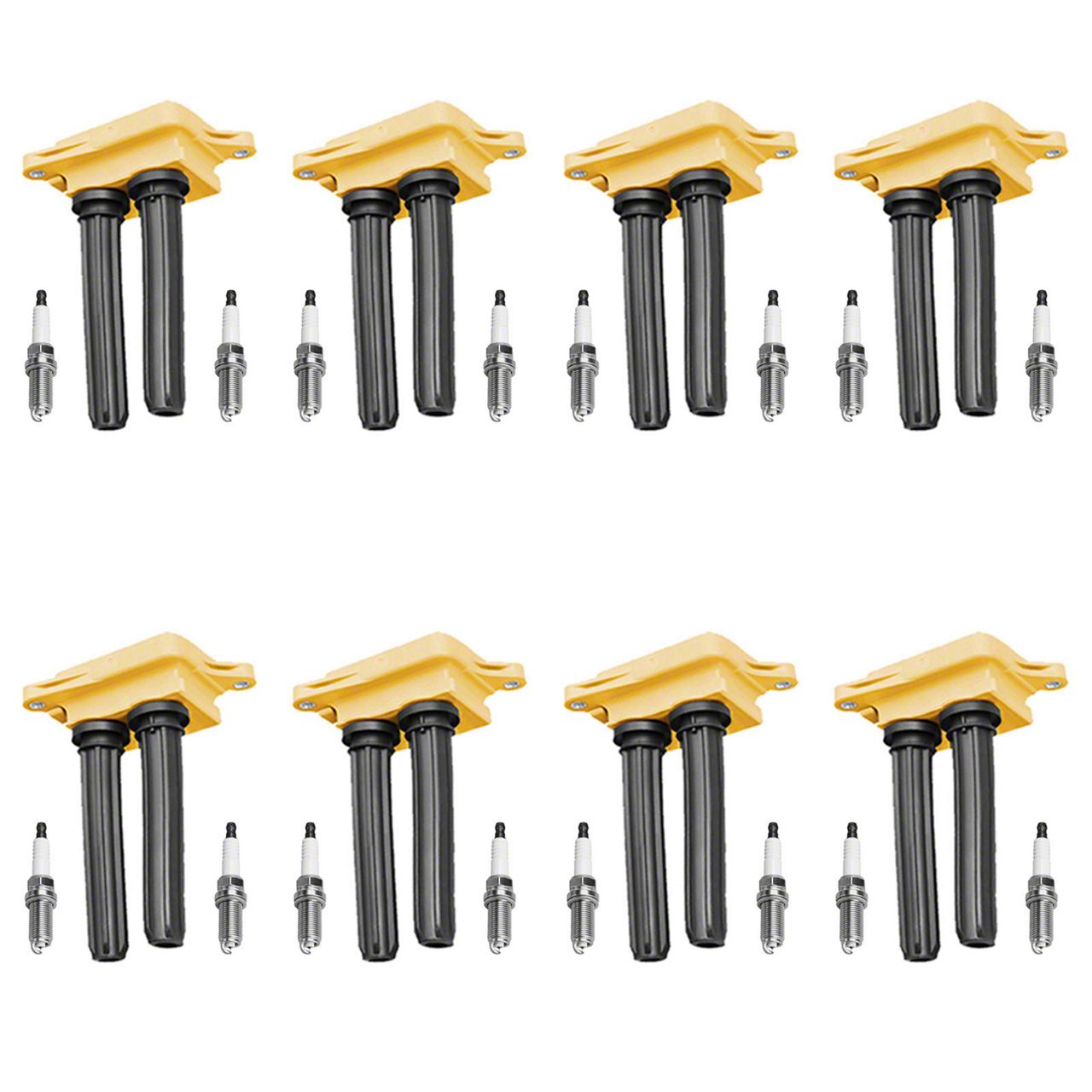 VAP-AutoParts Ignition Coil & Spark Plug Kit For 2010 Dodge Ram 1500 5.7L V8 – 8 Coils + 16 Plugs