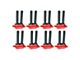 Ignition Coils; Red; Set of Eight (06-10 5.7L RAM 2500)
