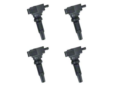 Ignition Coils; Black; Set of Four (19-25 Ranger)