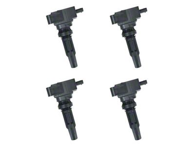 Ignition Coils; Black; Set of Four (19-24 Ranger)