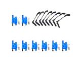 Ignition Coils with Spark Plugs and Wires; Blue (07-18 V8 Sierra 1500)