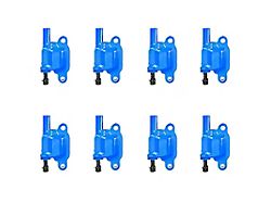 Ignition Coils; Blue; Set of Eight (07-14 Tahoe)