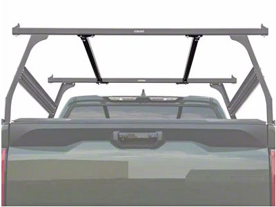 ADARAC ADAGRID Overland Bed Rack Accessory; Matte Black (97-25 F-150 Styleside w/ 6-1/2-Foot Bed)