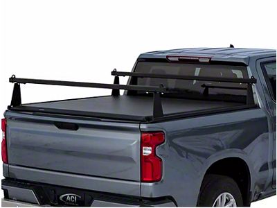 ADARAC Aluminum M-Series Bed Rack; Matte Black (97-24 F-150 Styleside w/ 6-1/2-Foot Bed)