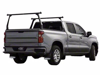 ADARAC Aluminum Series Bed Rack; Matte Black (17-24 F-250 Super Duty w/ 8-Foot Bed)