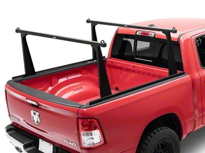 ADARAC Aluminum Pro Series Bed Rack; Matte Black (09-25 RAM 1500 w/ 5.7-Foot Box & w/o RAM Box)