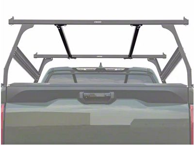 ADARAC ADAGRID Overland Bed Rack Accessory; Matte Black (04-13 Silverado 1500 w/ 5.80-Foot Short Box)