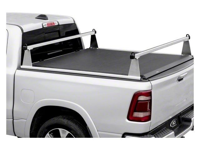 ADARAC Aluminum M-Series Bed Rack; Matte Black (19-24 Silverado 1500 w/ 5.80-Foot Short Box & w/ CarbonPro Box)