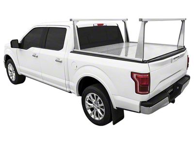 ADARAC Aluminum Pro Series Bed Rack; Silver (19-24 Silverado 1500 w/ 8-Foot Long Box)