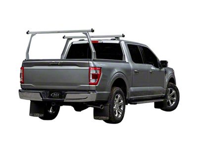 ADARAC Aluminum Series Bed Rack; Silver (19-24 Silverado 1500 w/ 8-Foot Long Box)